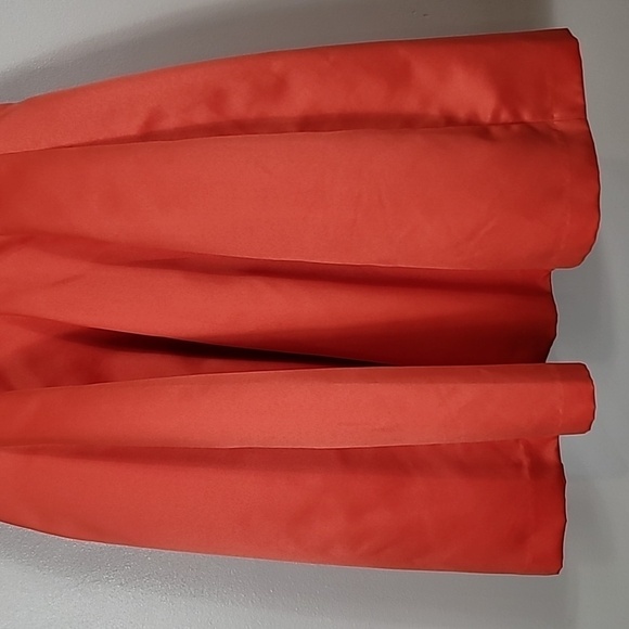 Belle Badgley Mischka Nikki Cocktail Dress Size 2 Red Fit Flare Satin Mini Forma - Picture 4 of 12